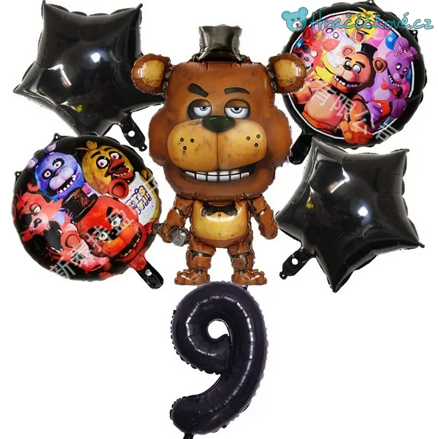 Set foliových balonků Five Nights at Freddy's