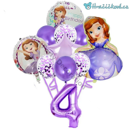 Sofie (Sofia) narozeninový set balonků 11ks