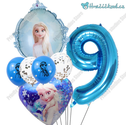Ledové království (Frozen) narozeninový set balonků, typ 2